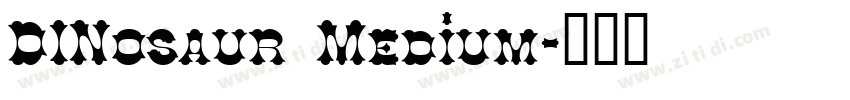 DINosaur Medium字体转换